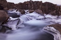 32 Ice waterfall in the Historical National Park of ThingvelLir